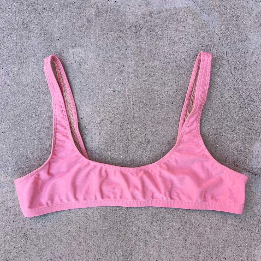 💕 Los Angeles Apparel Pink Bikini Set - Size Large - Picture 3 of 8